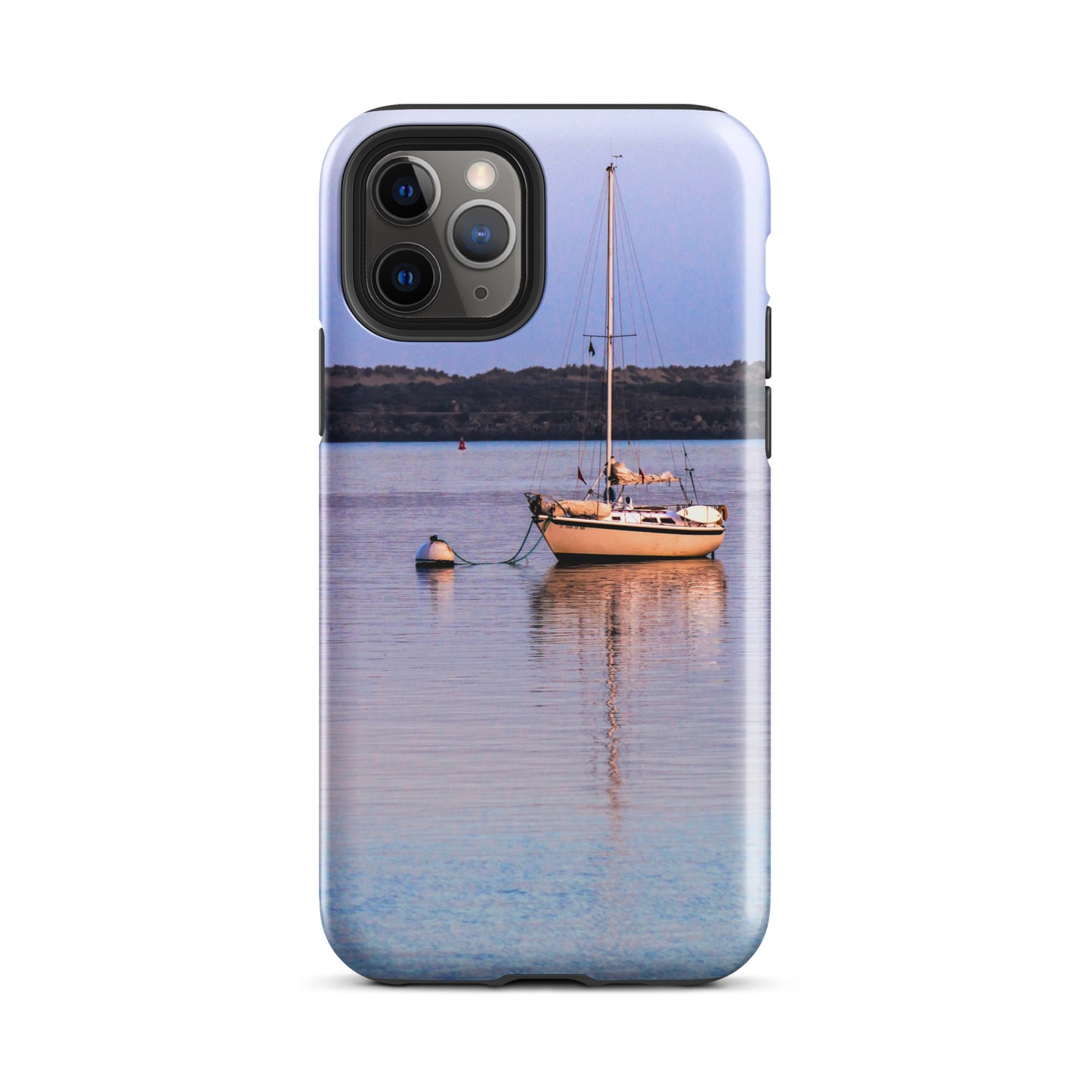 1053: Sailboat Morro Bay California Photo Tough Case for iPhone® (for models 11-15)