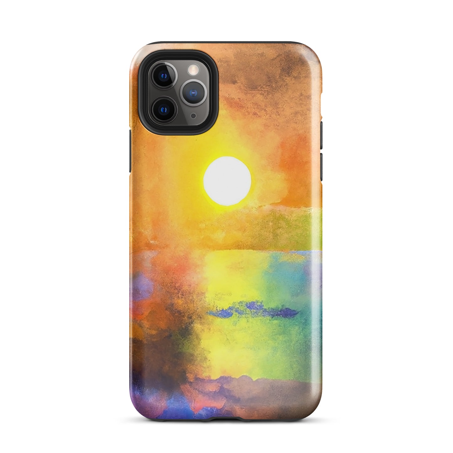 1056: Sunrise Sunset, Scenics, Tough Case for iPhone® (for models 11-15)