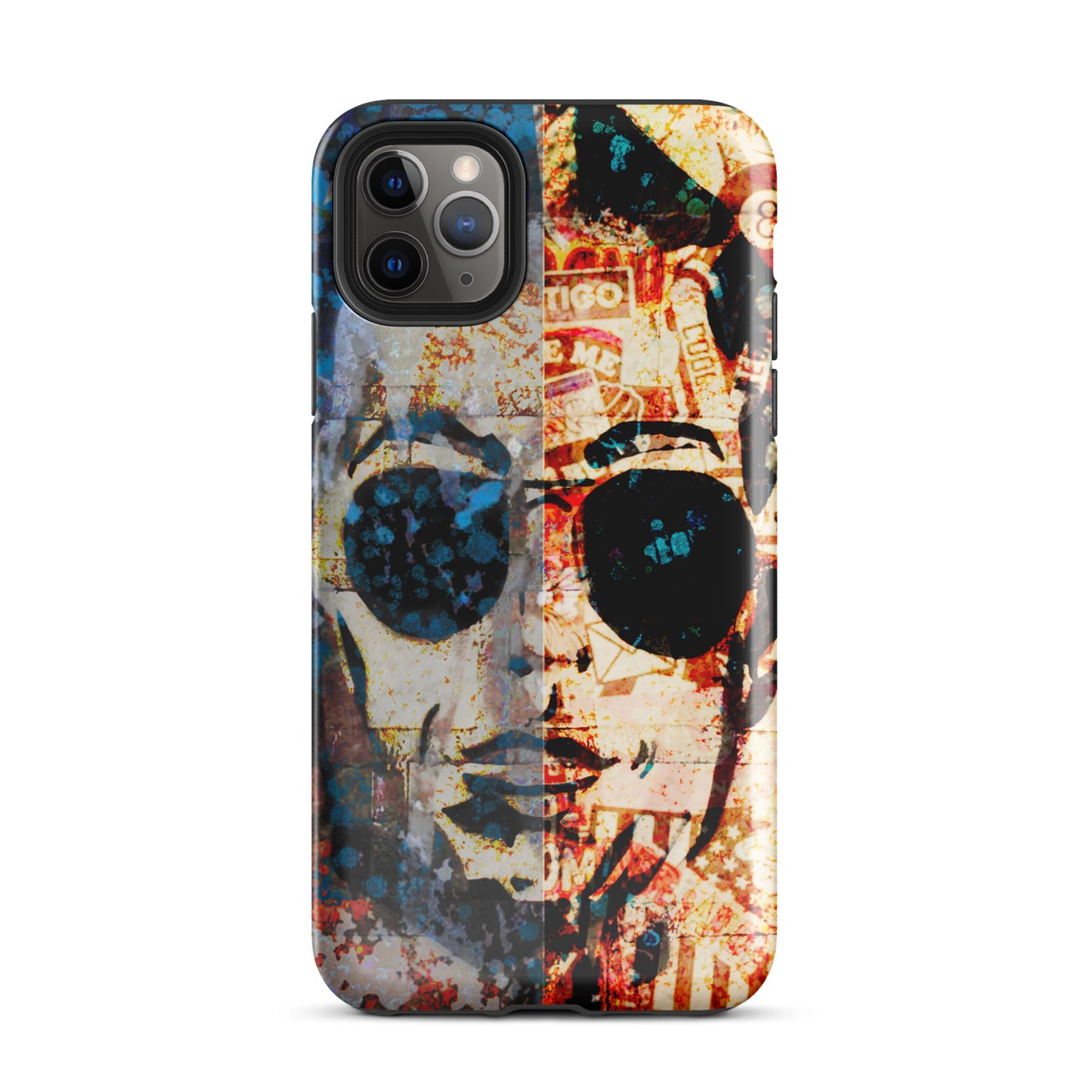 1065: Urban Vibes, Portrait, Abstract, Tough Case for iPhone® (for models 11-15)