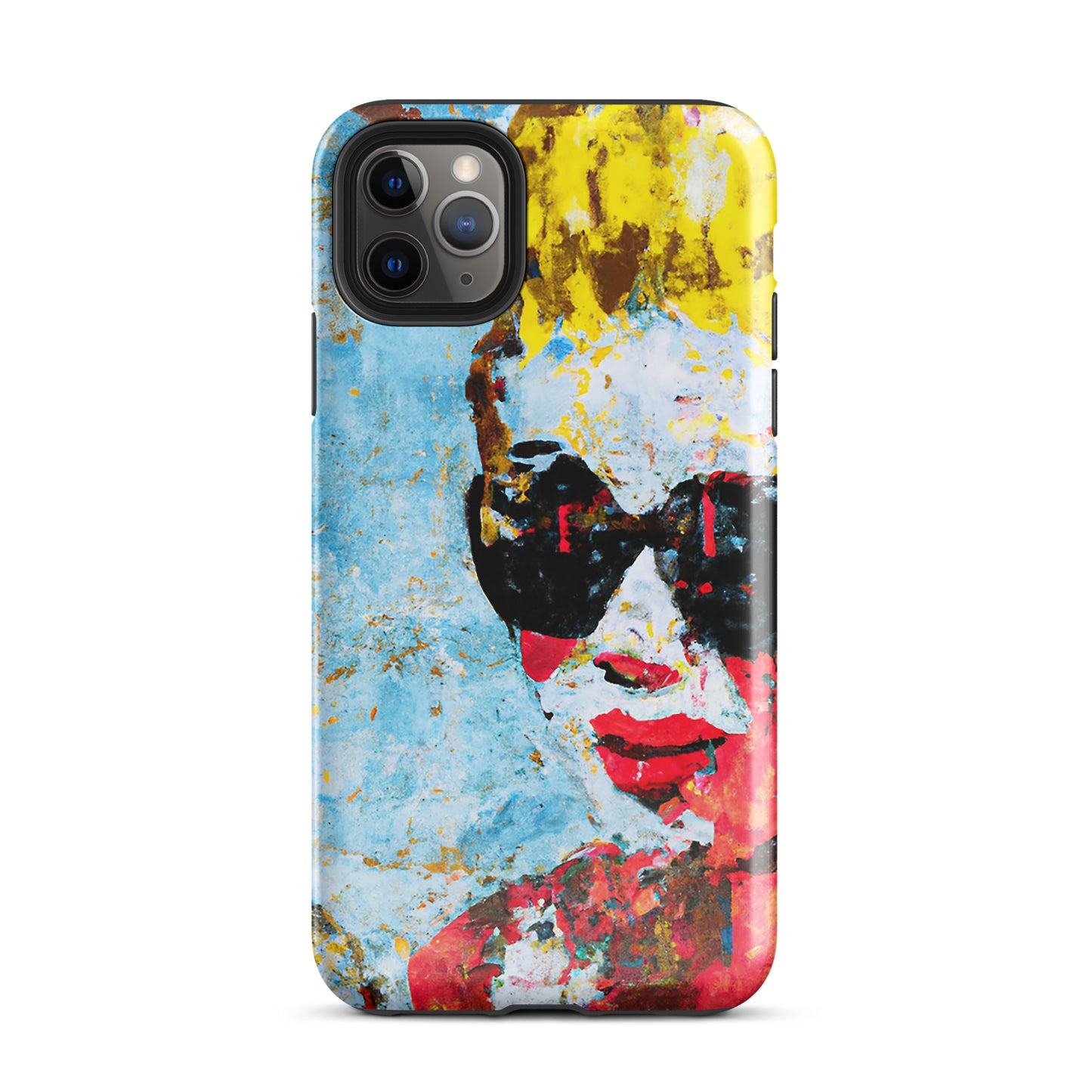 1058: She Vibes, Abstract, Tough Case for iPhone® (for models 11-15)