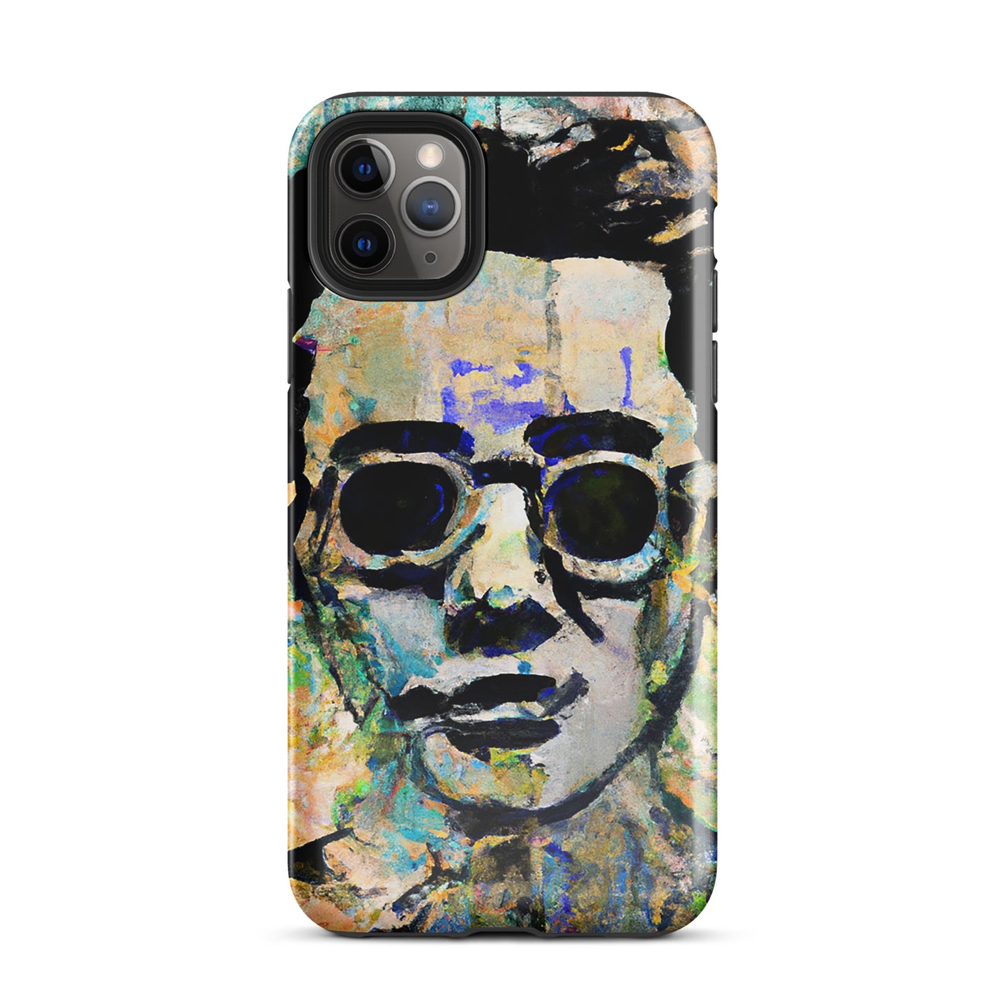 1064: Urban Vibes, Portrait, Abstract, Tough Case for iPhone® (for models 11-15)