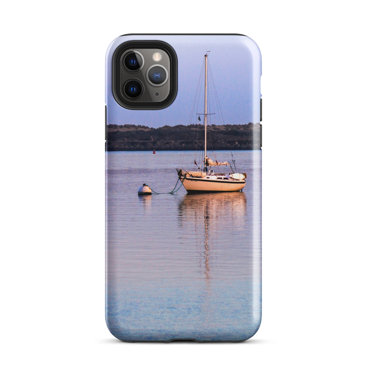 1053: Sailboat Morro Bay California Photo Tough Case for iPhone® (for models 11-15)