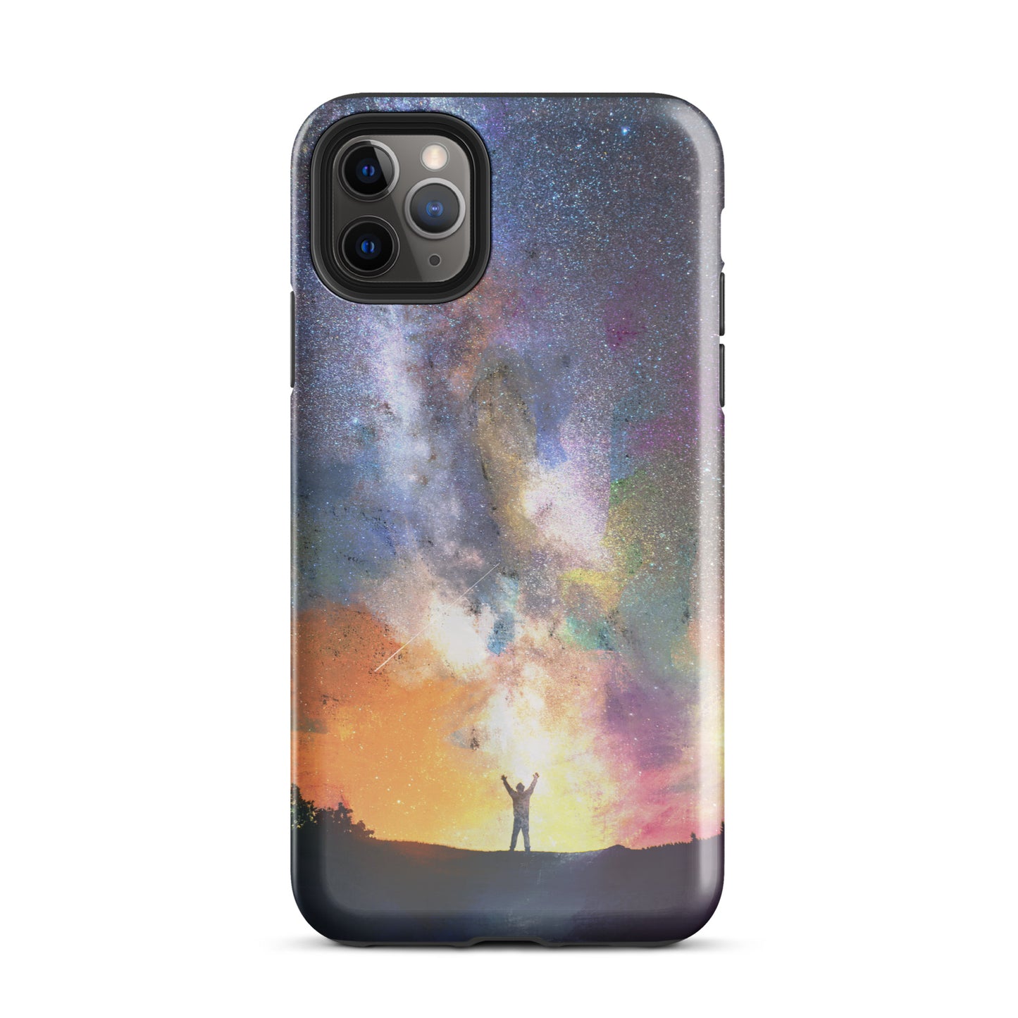 1009: Celestials Galaxy Tough Case for iPhone® (for models 11-15)