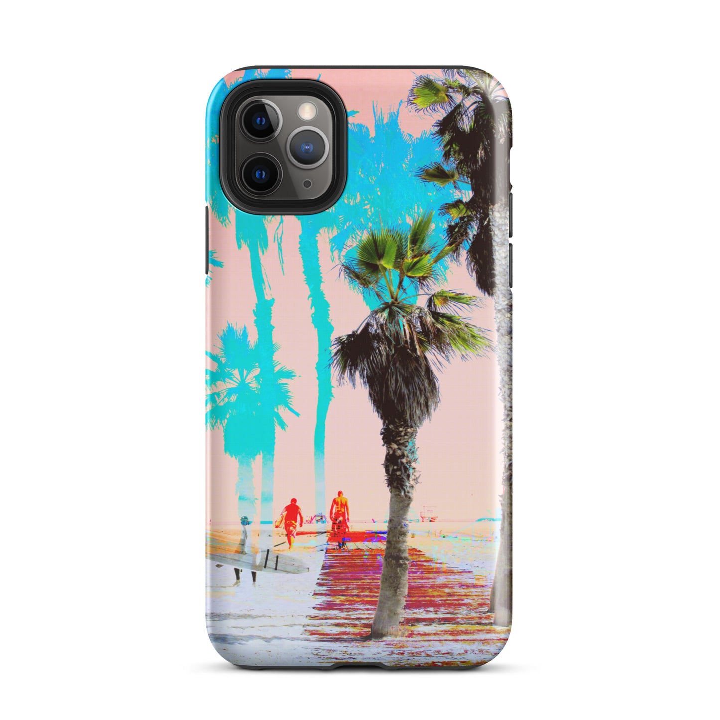 1055: Santa Monica Boardwalk, Beach Life, Photo Art Tough Case for iPhone® (for models 11-15)