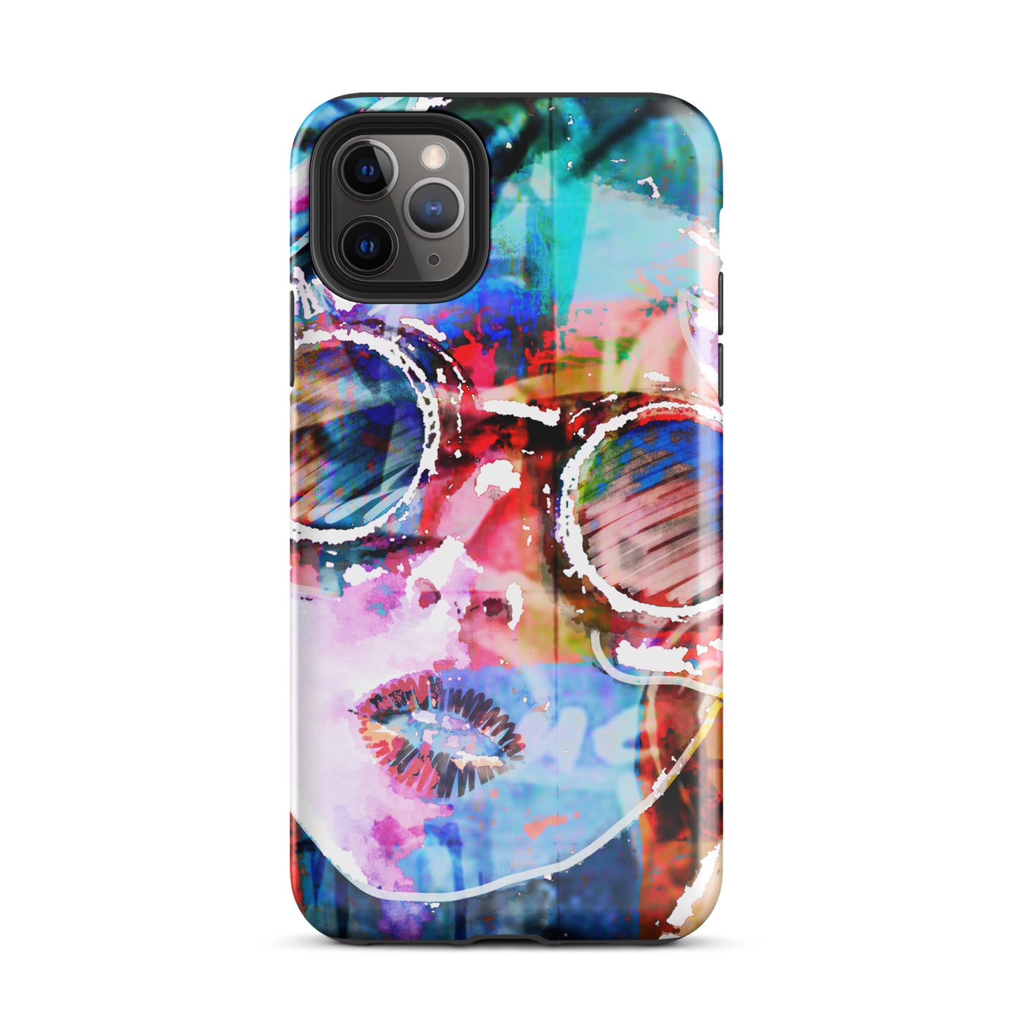 1061: She Vibes, Sunglasses, Tough Case for iPhone® (for models 11-15)