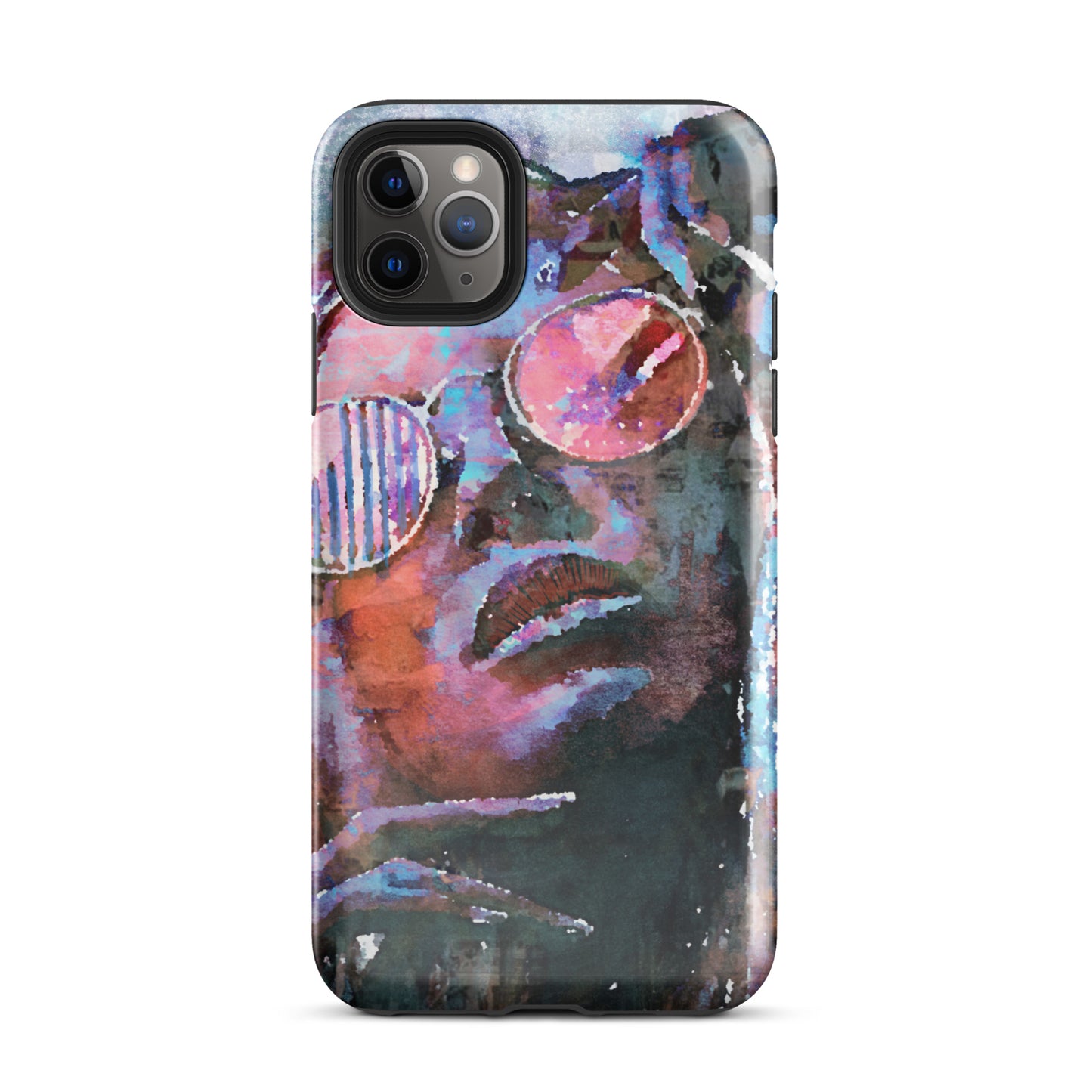 1060: She Vibes, Sunglasses, Tough Case for iPhone® (for models 11-15)