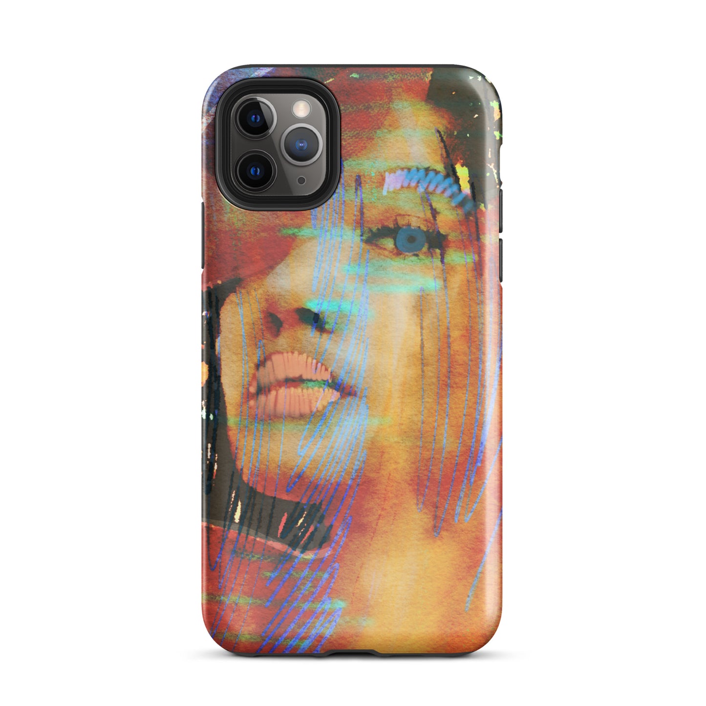 She Vibes Series Blue Eyed Girl Tough Case for iPhone®