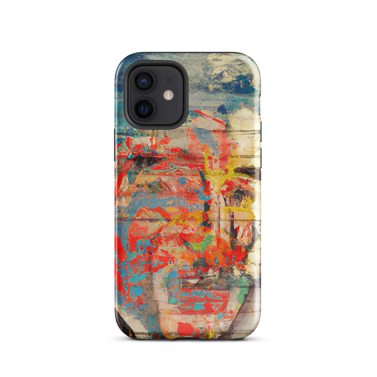 1033: Neon Love Series Tough Case for iPhone® (for models 11-15)