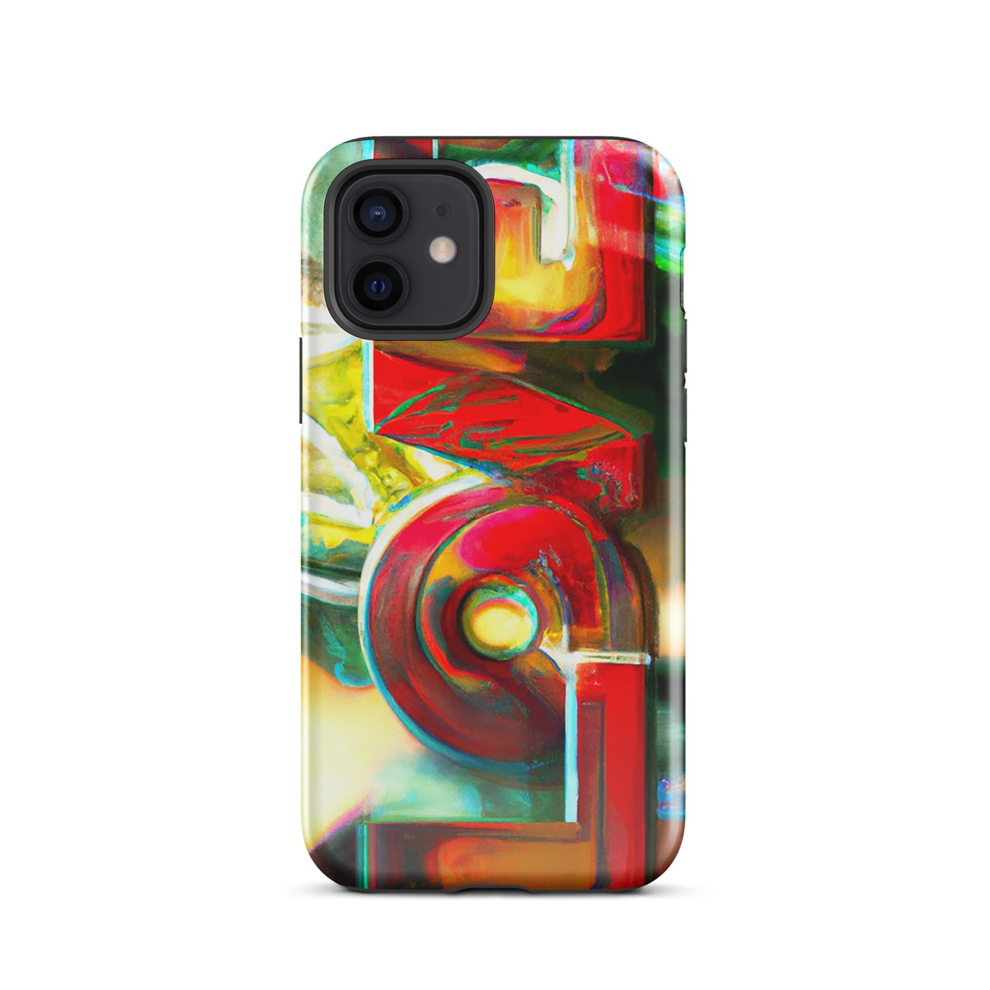 1040: Love, Abstracts Tough Case for iPhone® (for models 11-15)