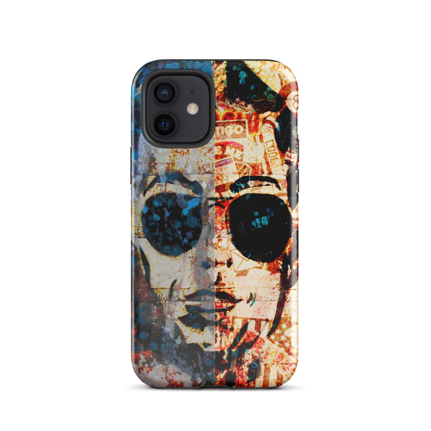 1065: Urban Vibes, Portrait, Abstract, Tough Case for iPhone® (for models 11-15)