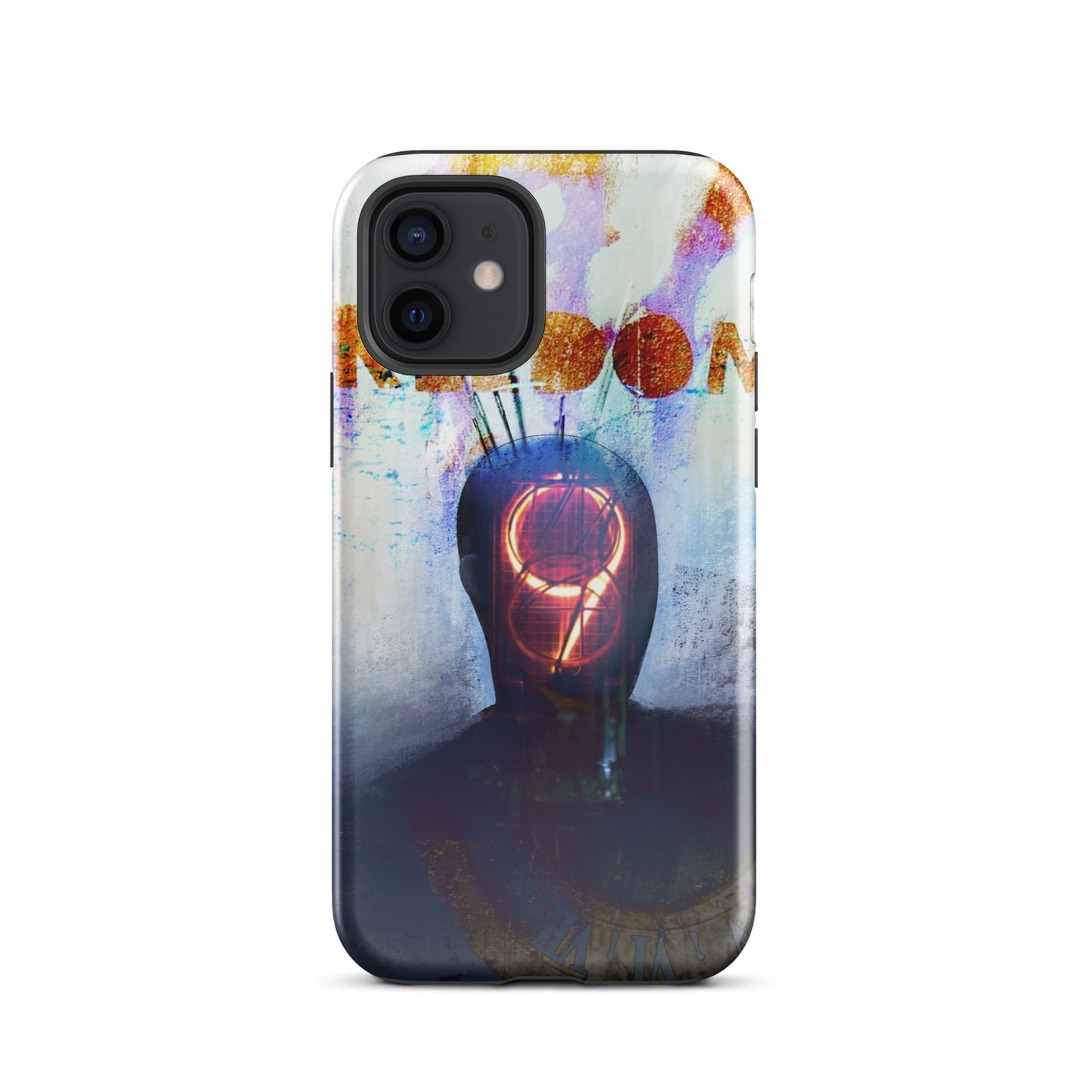 1022: Dreamcatchers Stitch in Nine Abstract Tough Case for iPhone® (for models 11-15)