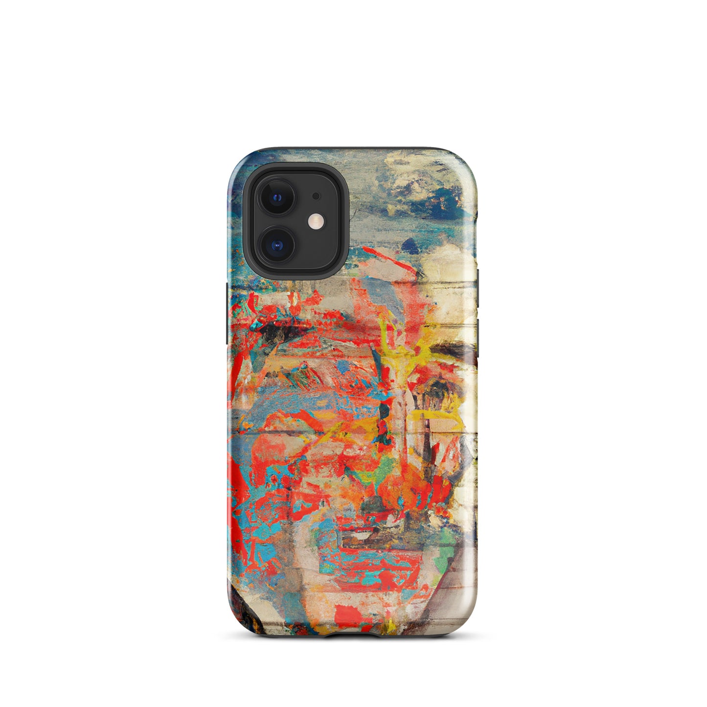 1033: Neon Love Series Tough Case for iPhone® (for models 11-15)