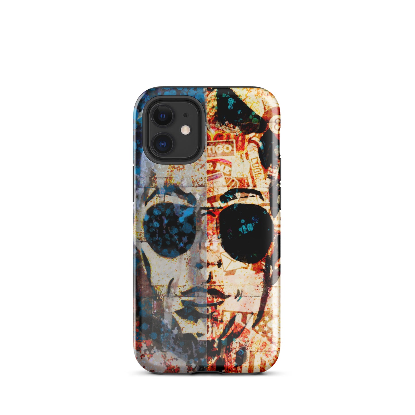 1065: Urban Vibes, Portrait, Abstract, Tough Case for iPhone® (for models 11-15)