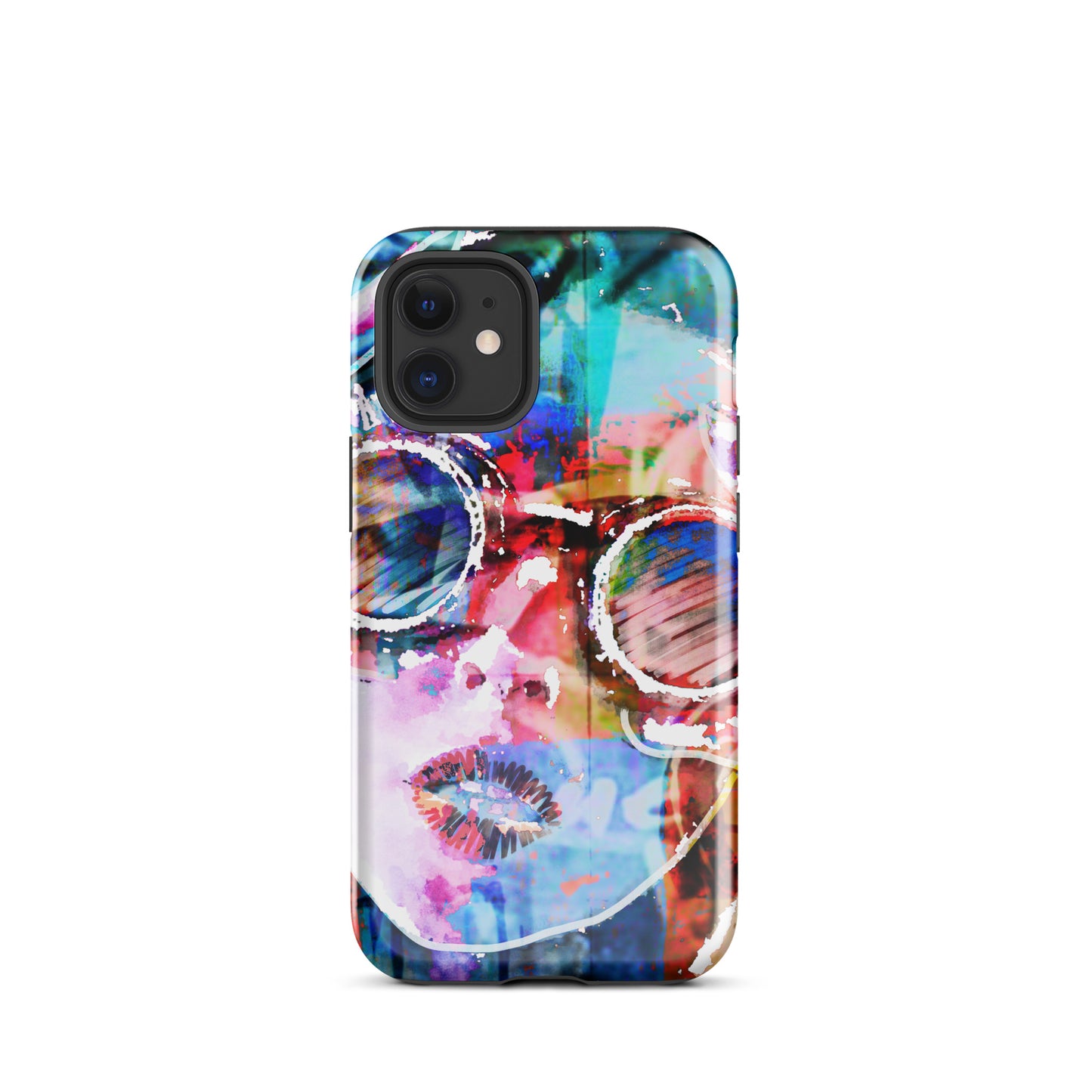 1061: She Vibes, Sunglasses, Tough Case for iPhone® (for models 11-15)