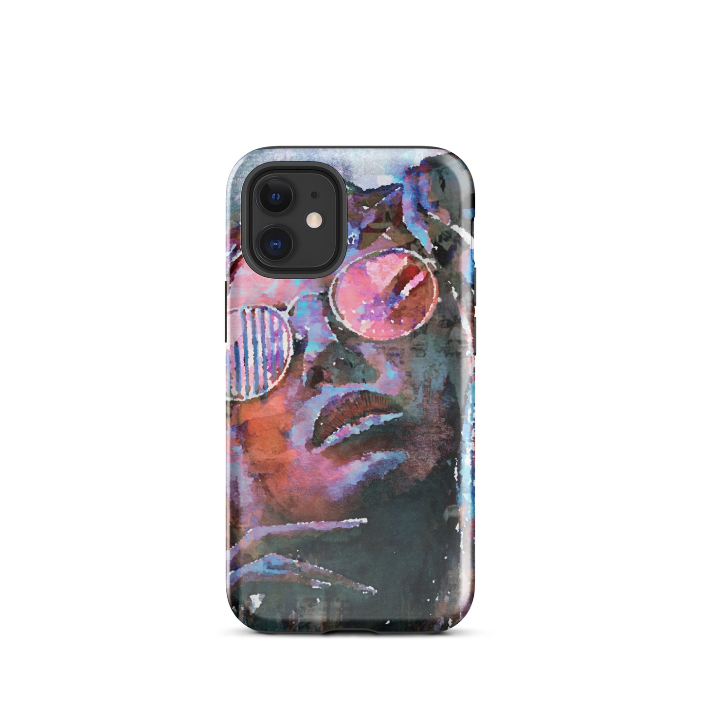 1060: She Vibes, Sunglasses, Tough Case for iPhone® (for models 11-15)