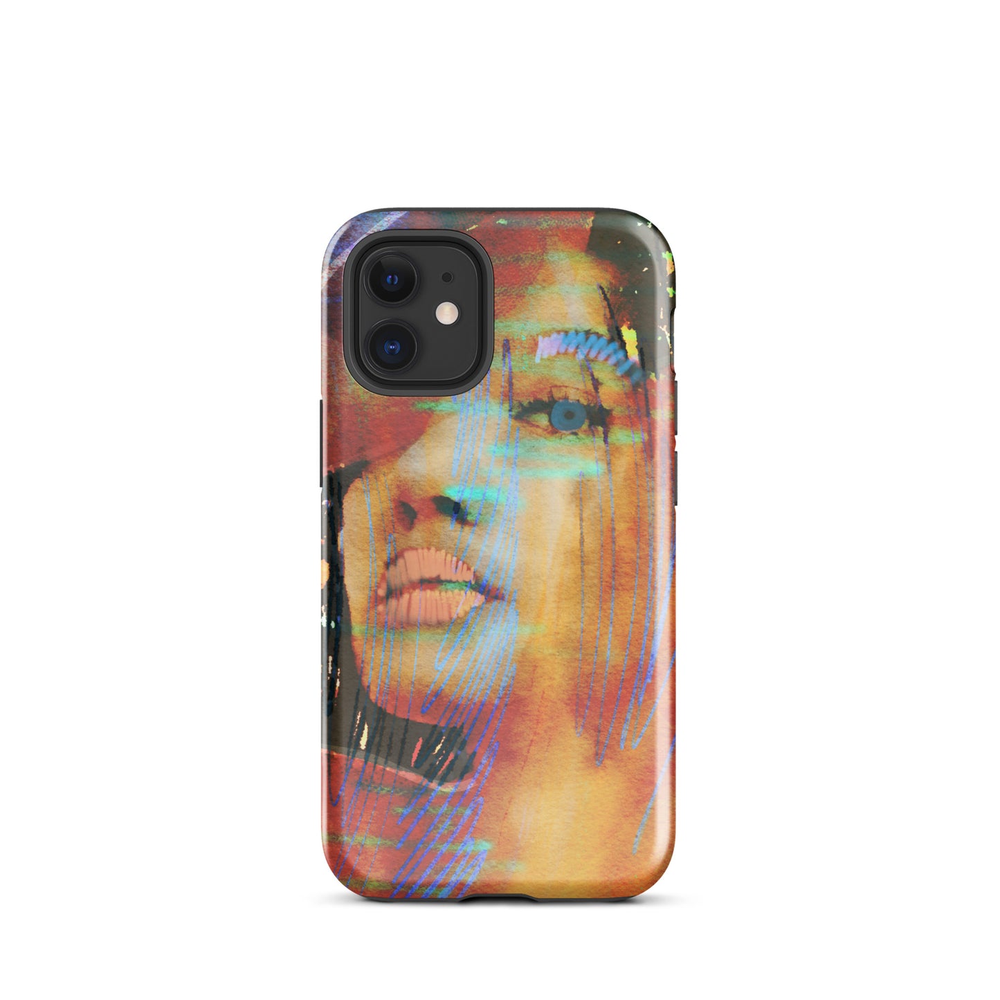 She Vibes Series Blue Eyed Girl Tough Case for iPhone®