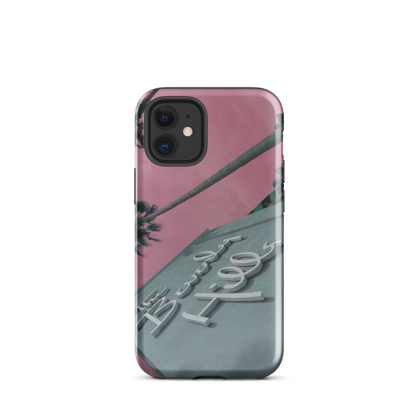 1005: Beverly Hills Pink Sky Tough Case for iPhone® (for models 11-15)