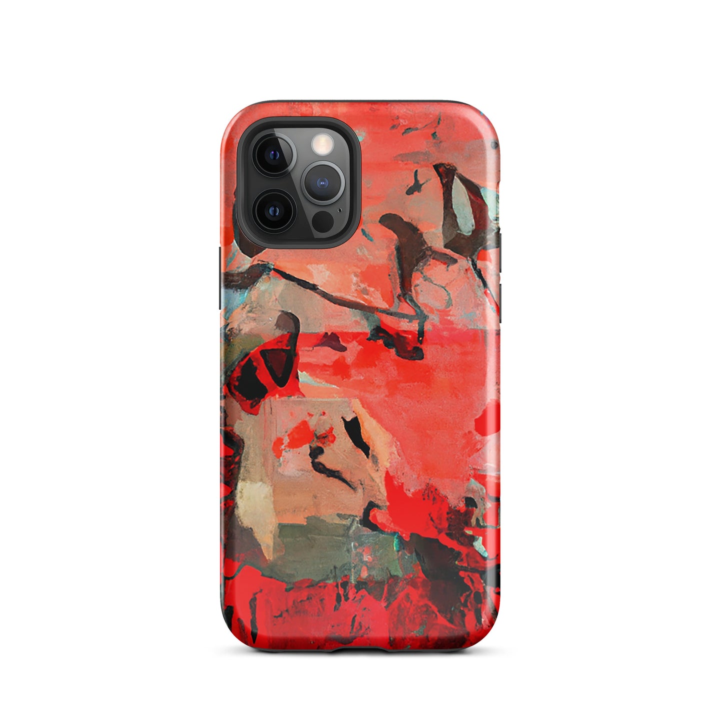 1036: Neon Love Series Tough Case for iPhone® (for models 11-15)