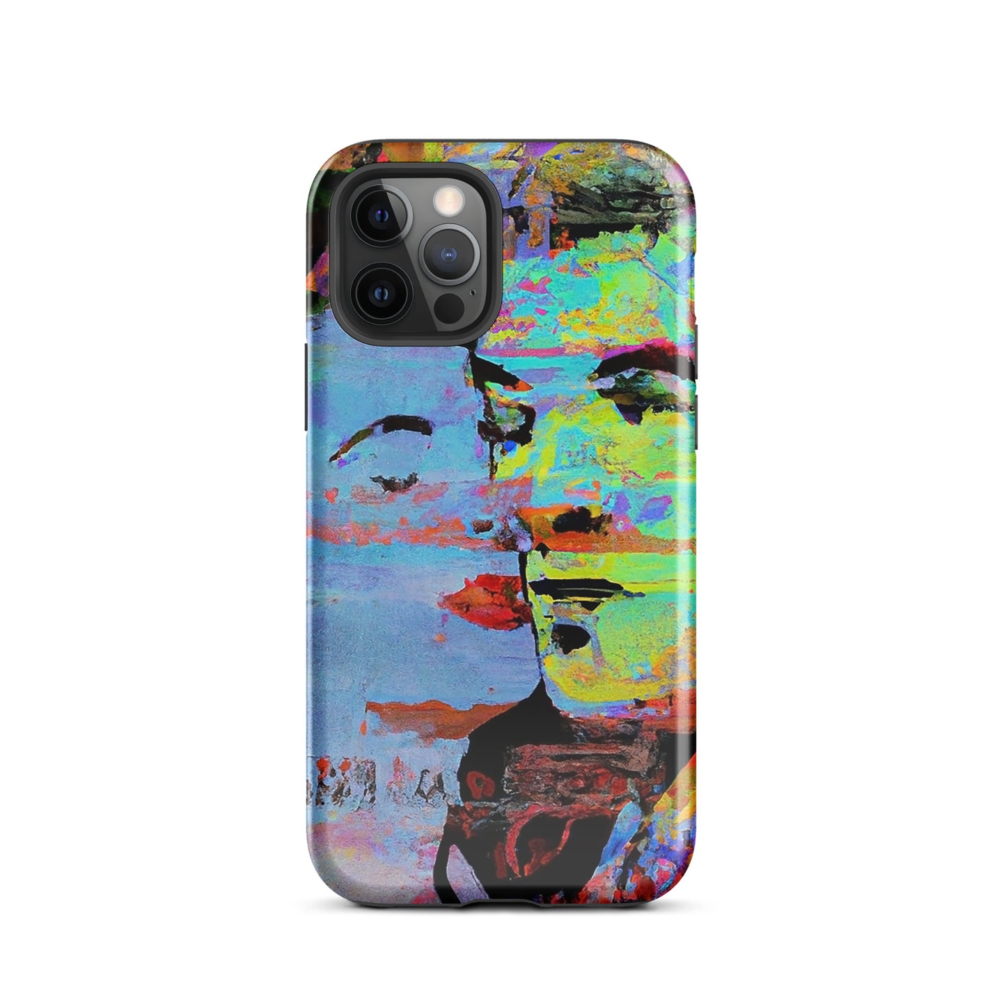 1038: Neon Love Series Tough Case for iPhone® (for models 11-15)