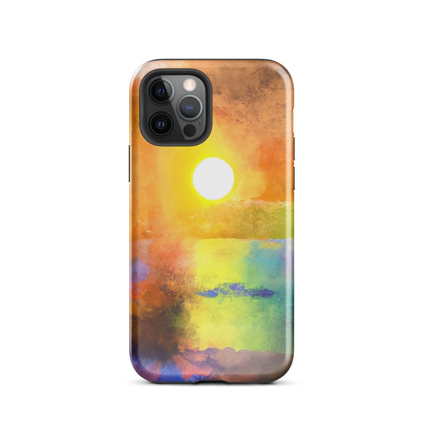 1056: Sunrise Sunset, Scenics, Tough Case for iPhone® (for models 11-15)