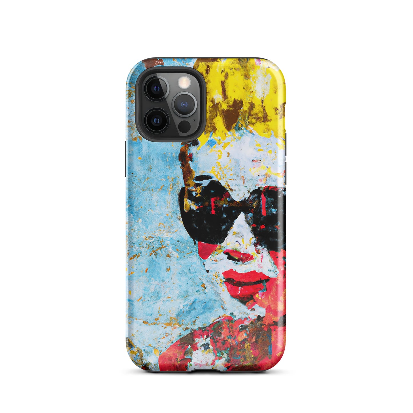 1058: She Vibes, Abstract, Tough Case for iPhone® (for models 11-15)