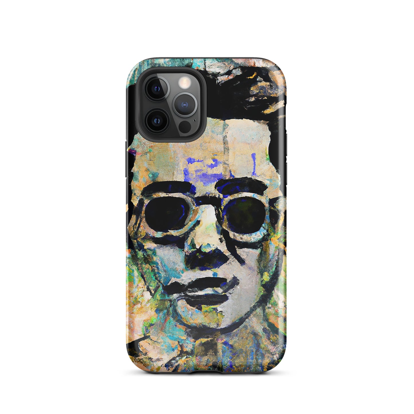 1064: Urban Vibes, Portrait, Abstract, Tough Case for iPhone® (for models 11-15)