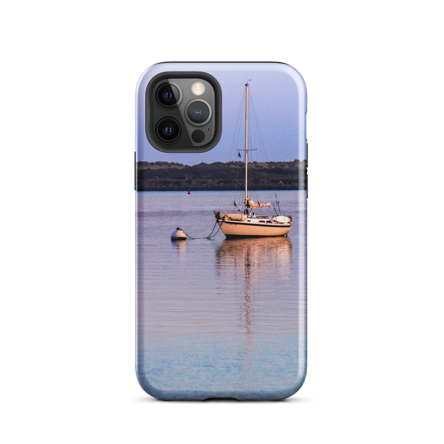 1053: Sailboat Morro Bay California Photo Tough Case for iPhone® (for models 11-15)