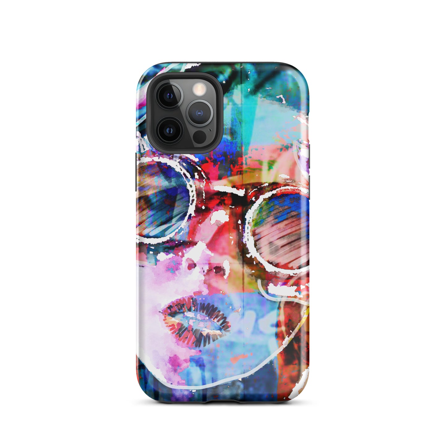 1061: She Vibes, Sunglasses, Tough Case for iPhone® (for models 11-15)