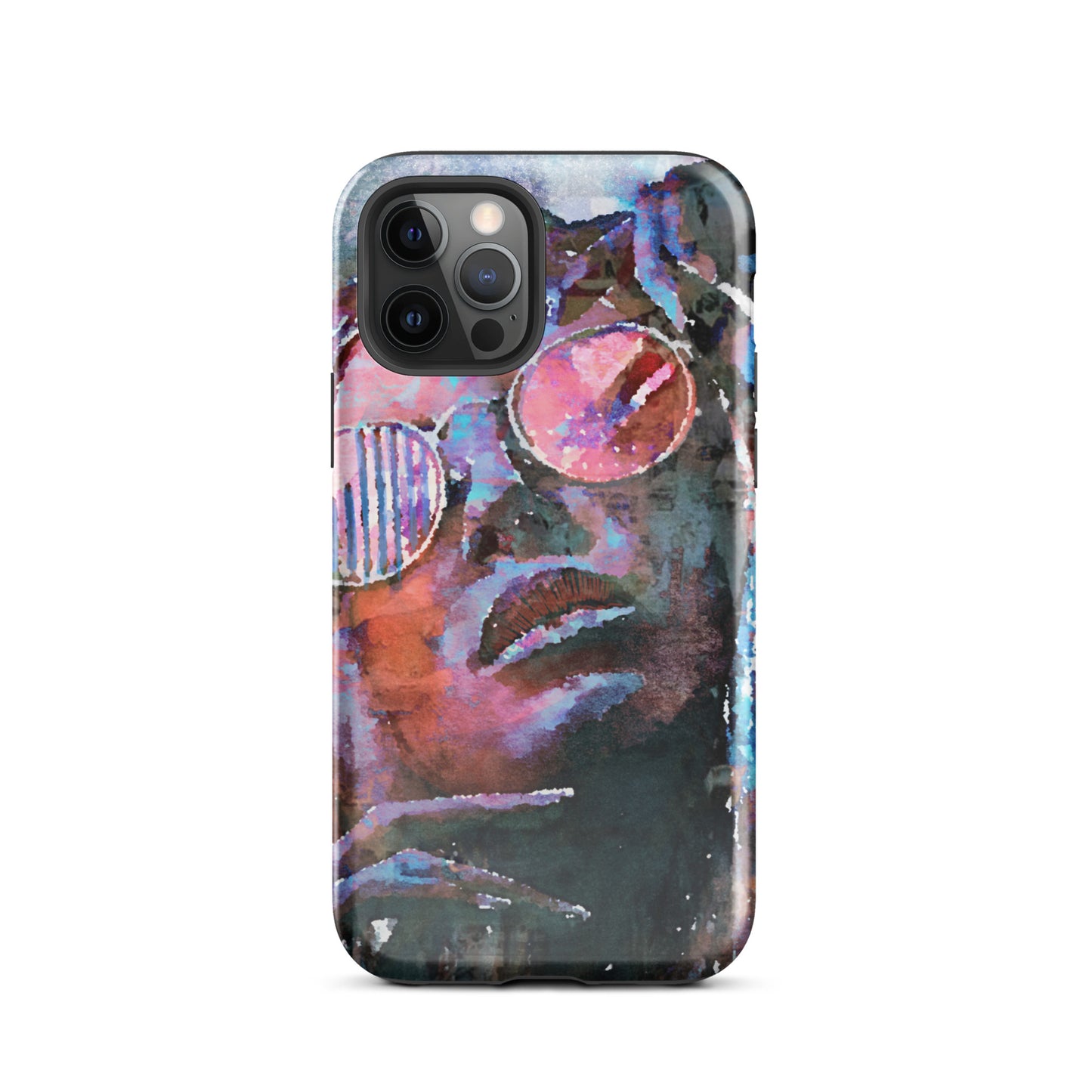 1060: She Vibes, Sunglasses, Tough Case for iPhone® (for models 11-15)