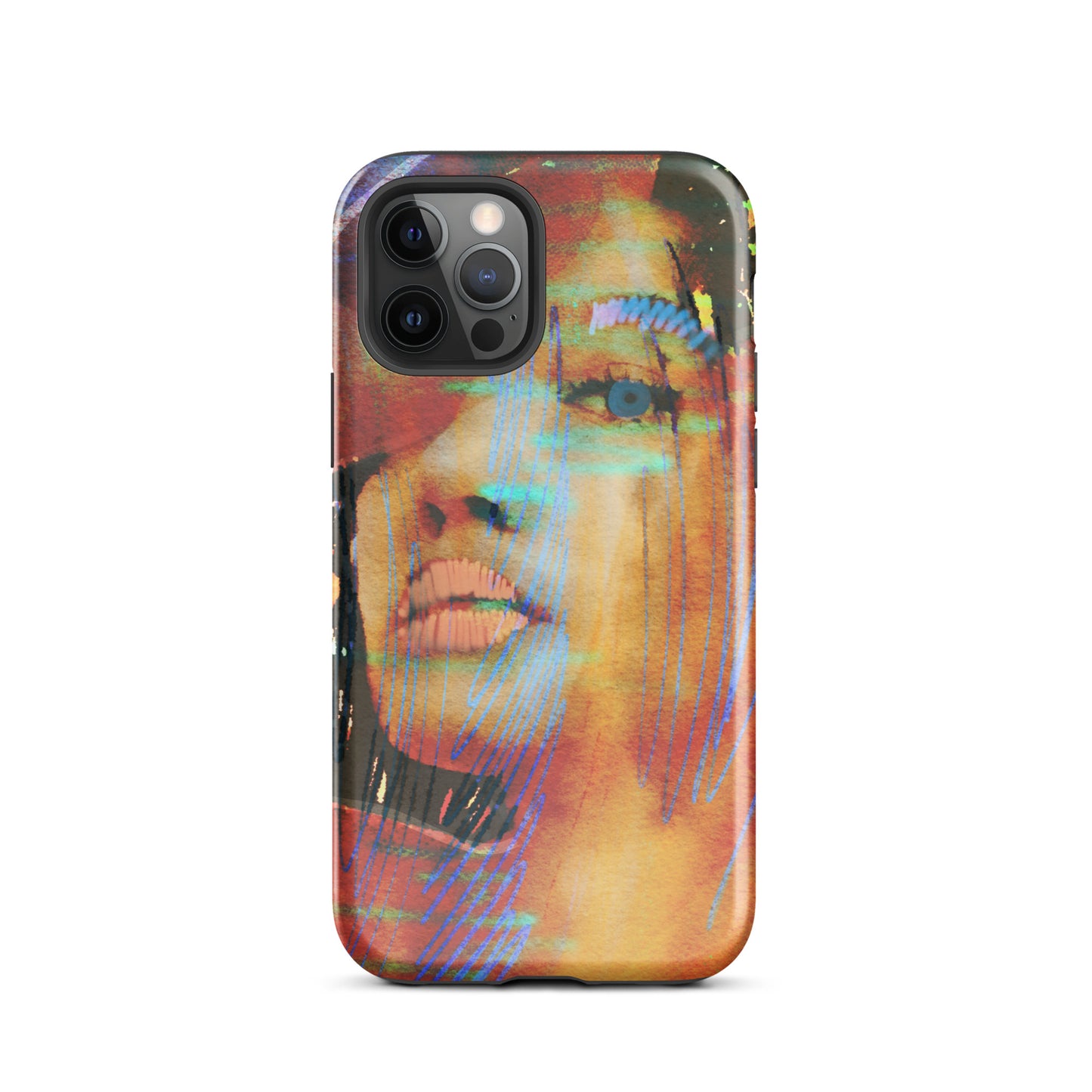 She Vibes Series Blue Eyed Girl Tough Case for iPhone®