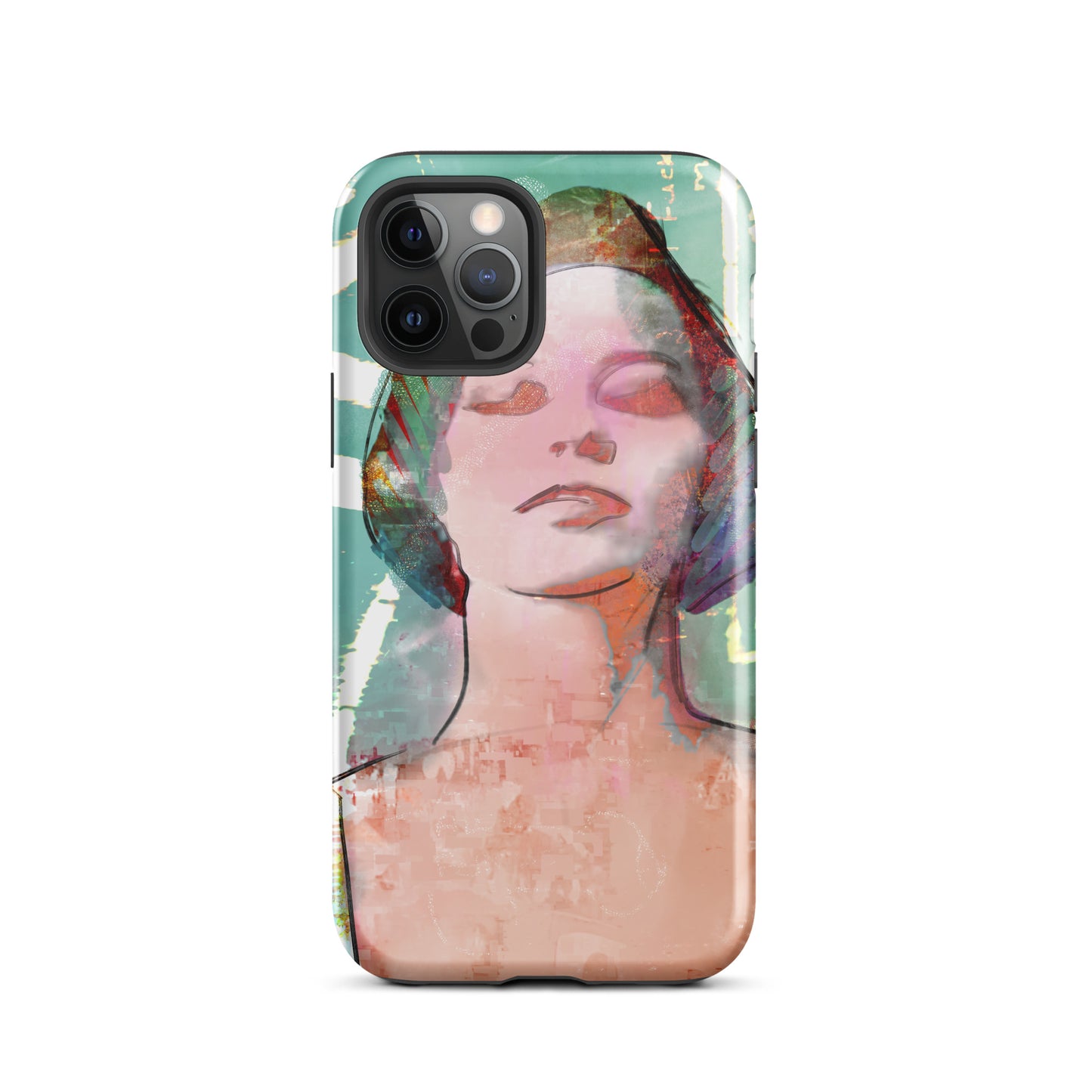 1076: What Dreams May Come, She Vibes, Tough Case for iPhone® (for models 11-15)