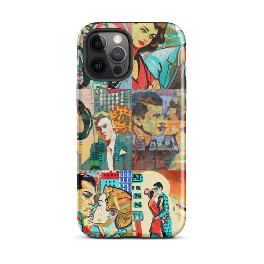 1035: Neon Love Series Tough Case for iPhone® (for models 11-15)