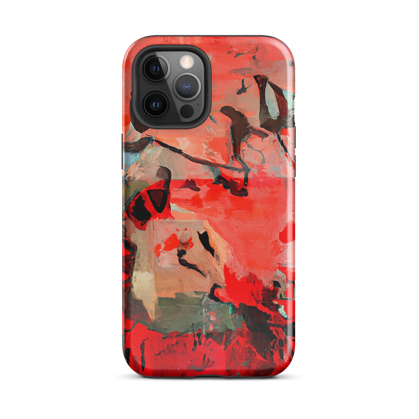 1036: Neon Love Series Tough Case for iPhone® (for models 11-15)