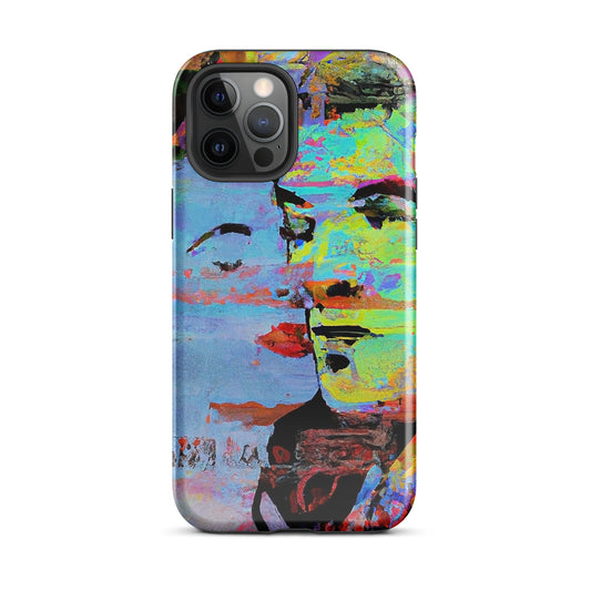 1038: Neon Love Series Tough Case for iPhone® (for models 11-15)