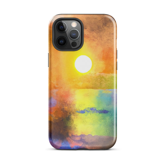 1056: Sunrise Sunset, Scenics, Tough Case for iPhone® (for models 11-15)