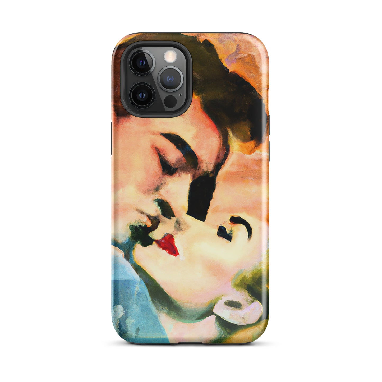 1041: Neon Love Series Tough Case for iPhone® (for models 11-15)