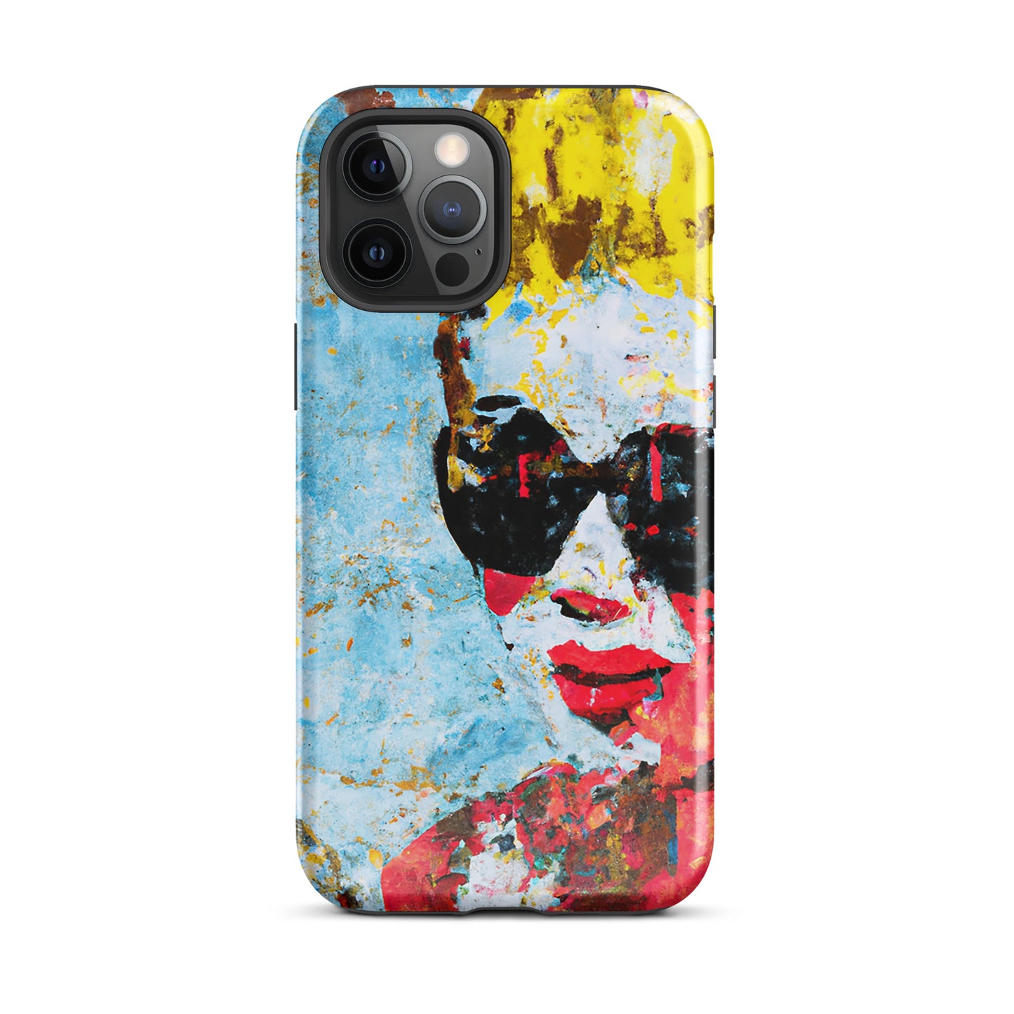 1058: She Vibes, Abstract, Tough Case for iPhone® (for models 11-15)