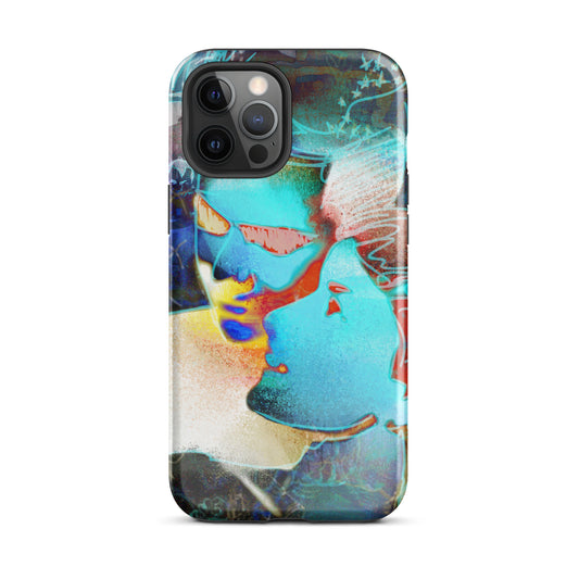 1047: Neon Love Series Tough Case for iPhone® (for models 11-15)