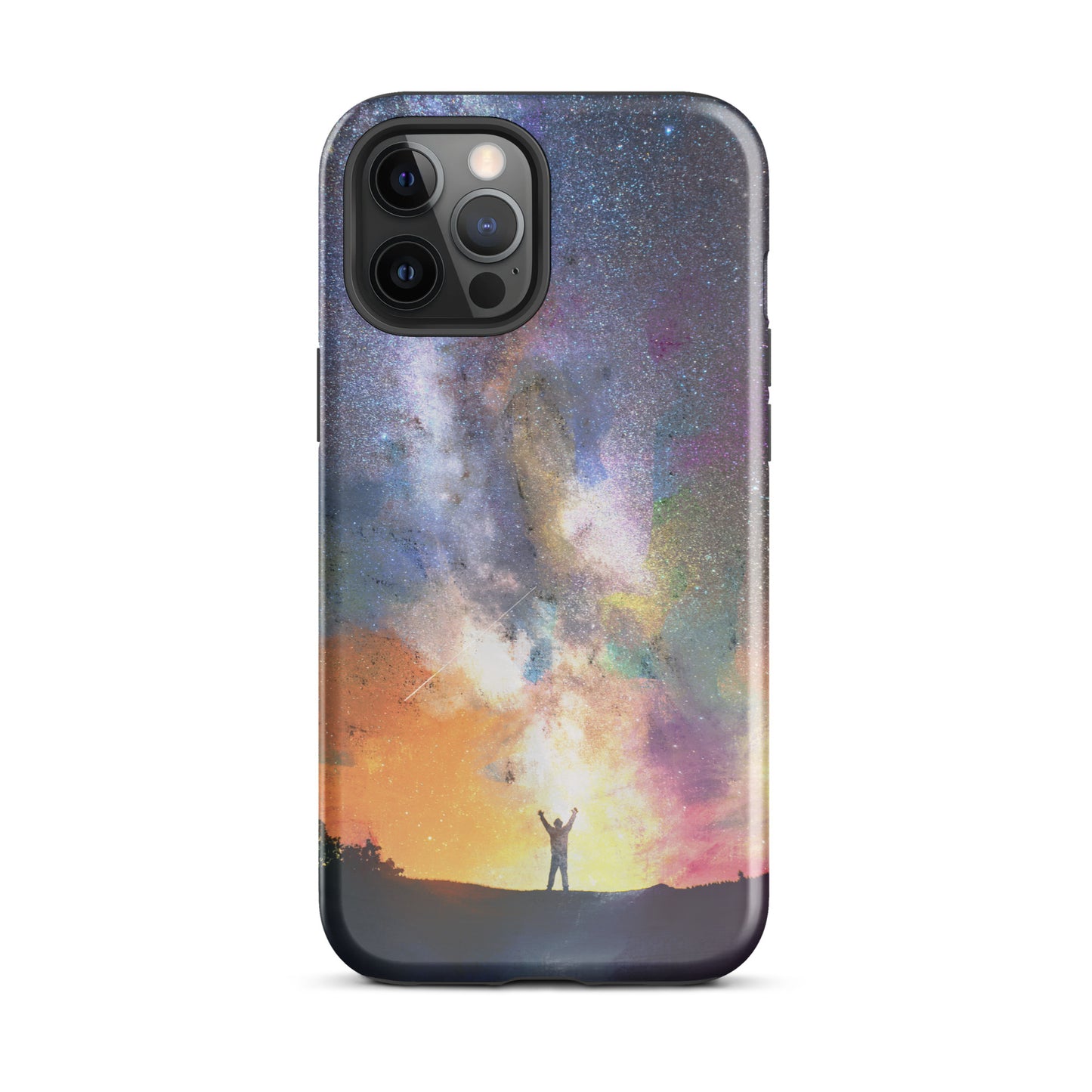 1009: Celestials Galaxy Tough Case for iPhone® (for models 11-15)