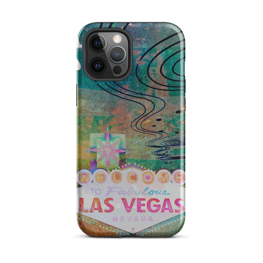 1066: Vegas Aces, Abstract, Tough Case for iPhone® (for models 11-15)