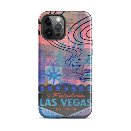 1069: Vegas Aces, Abstract, Tough Case for iPhone® (for models 11-15)