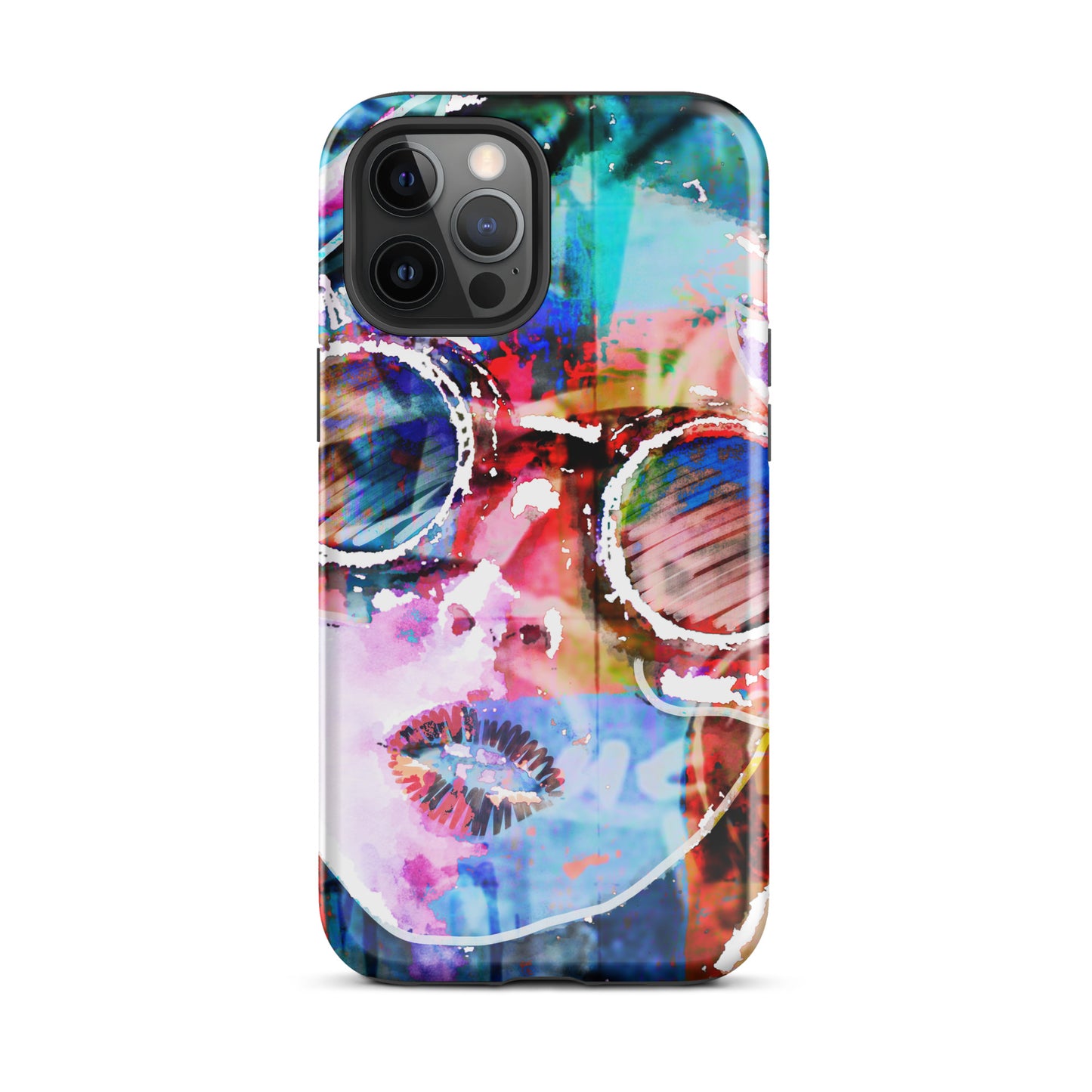 1061: She Vibes, Sunglasses, Tough Case for iPhone® (for models 11-15)