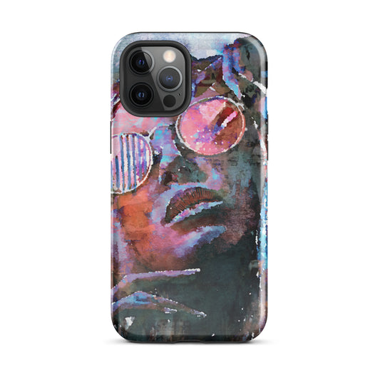 1060: She Vibes, Sunglasses, Tough Case for iPhone® (for models 11-15)