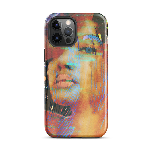 1059: Blue-Eyed Girl, She Vibes, Tough Case for iPhone® (for models 11-15)