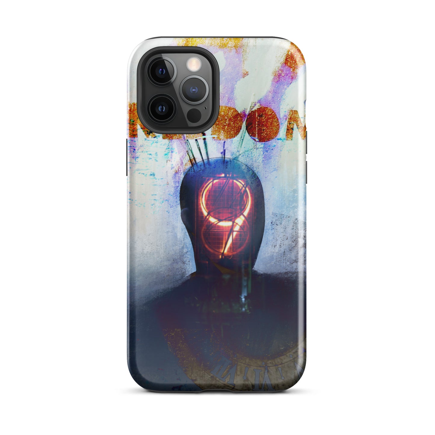 1022: Dreamcatchers Stitch in Nine Abstract Tough Case for iPhone® (for models 11-15)