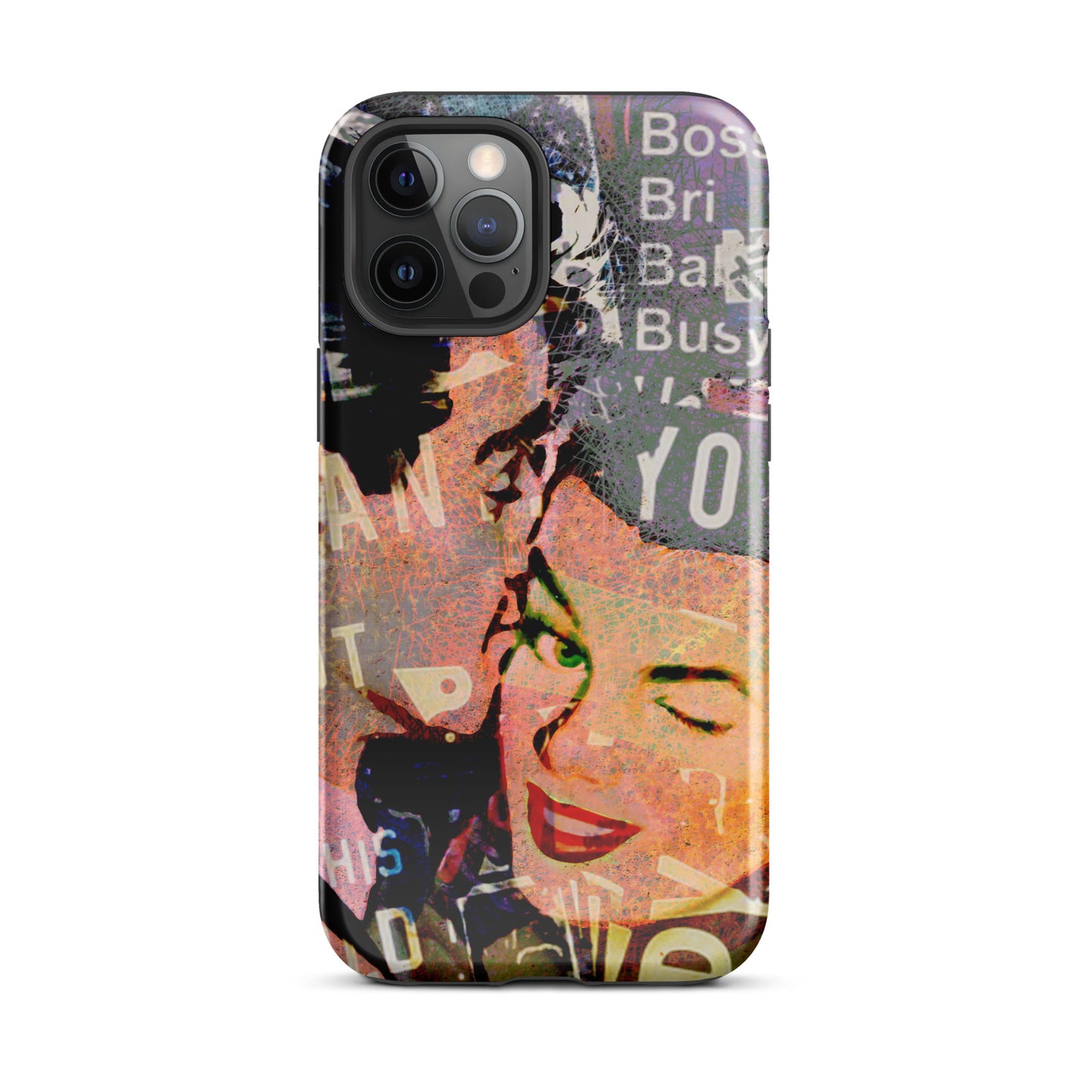 1049: Wink, Neon Love Series Wink Tough Case for iPhone® (for models 11-15)