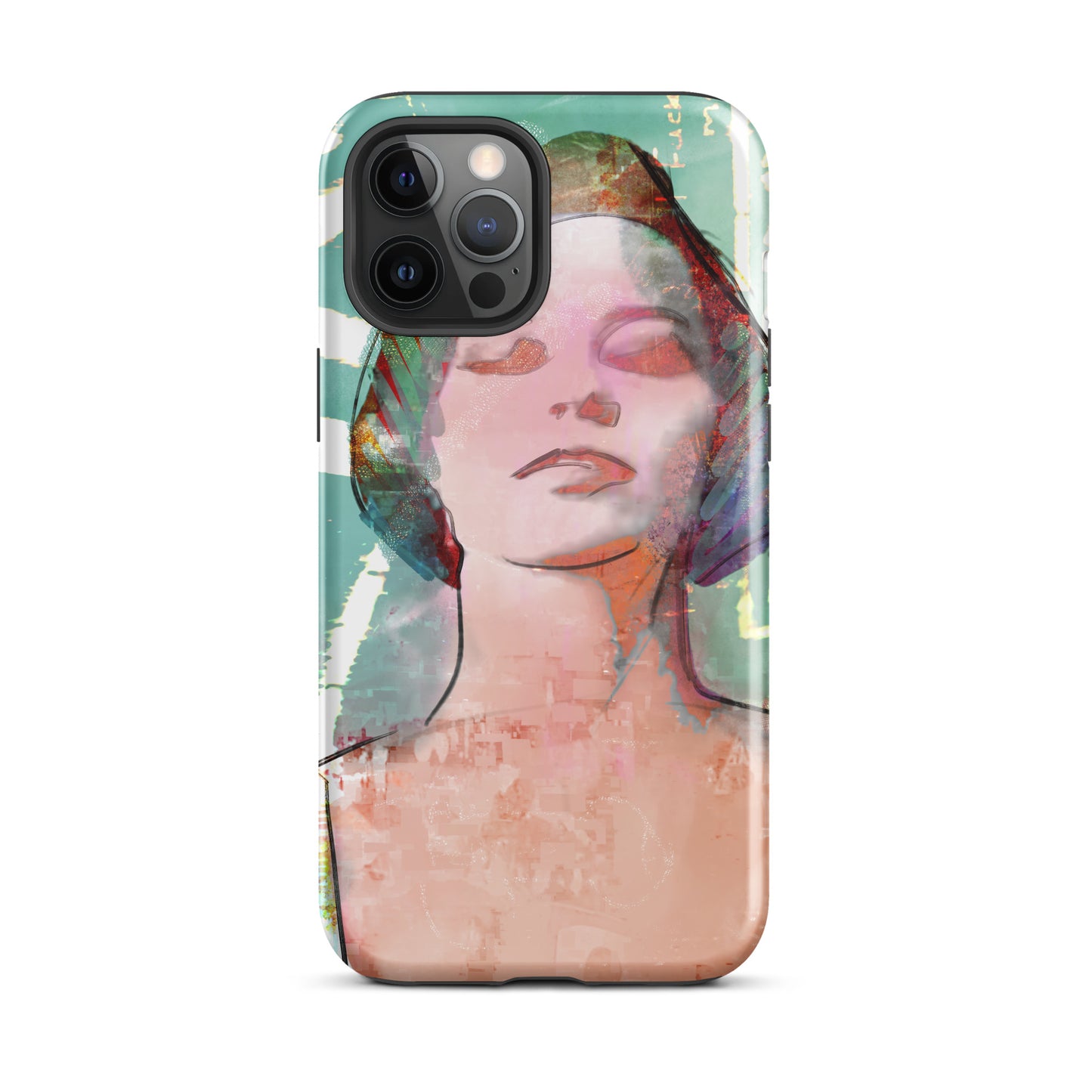 1076: What Dreams May Come, She Vibes, Tough Case for iPhone® (for models 11-15)