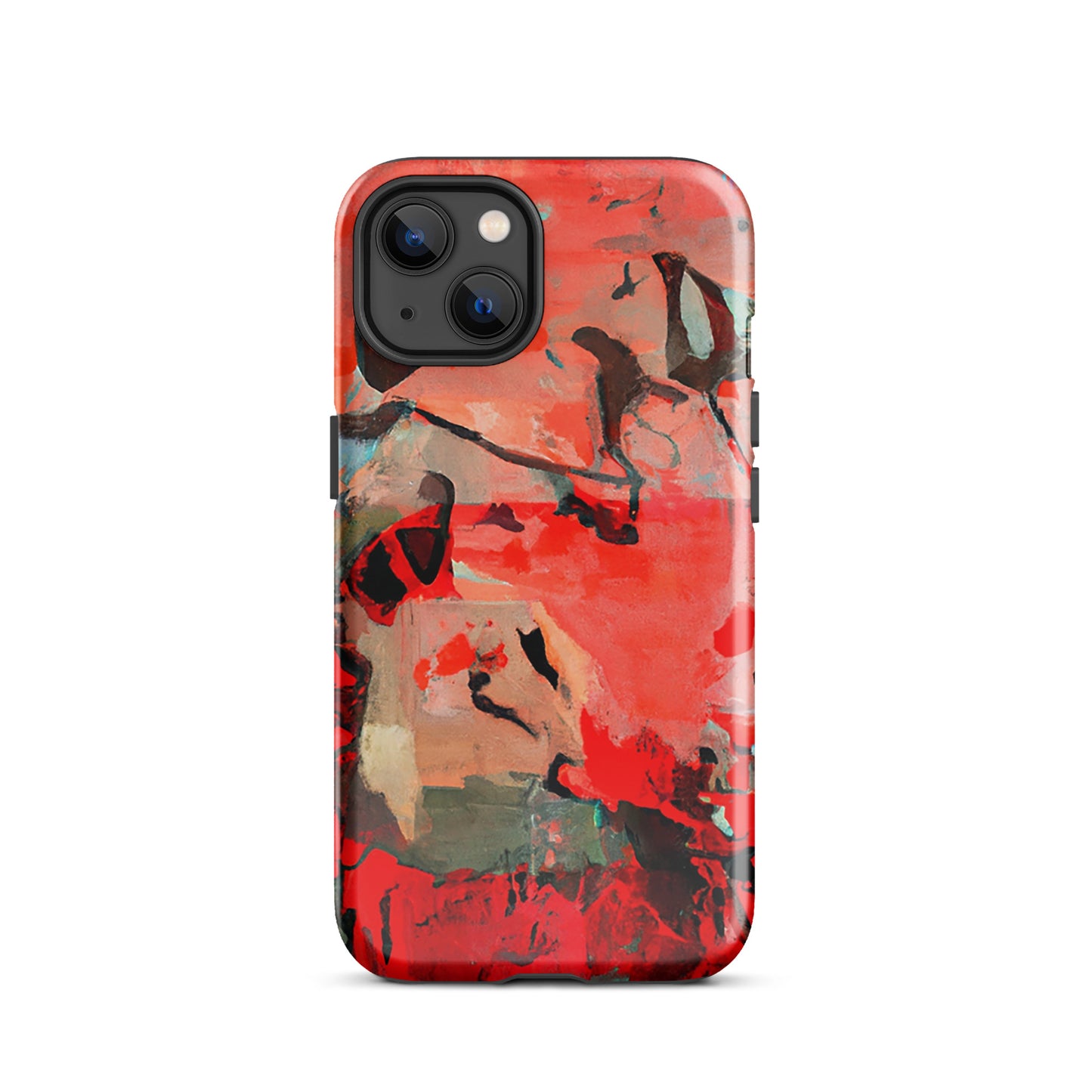 1036: Neon Love Series Tough Case for iPhone® (for models 11-15)