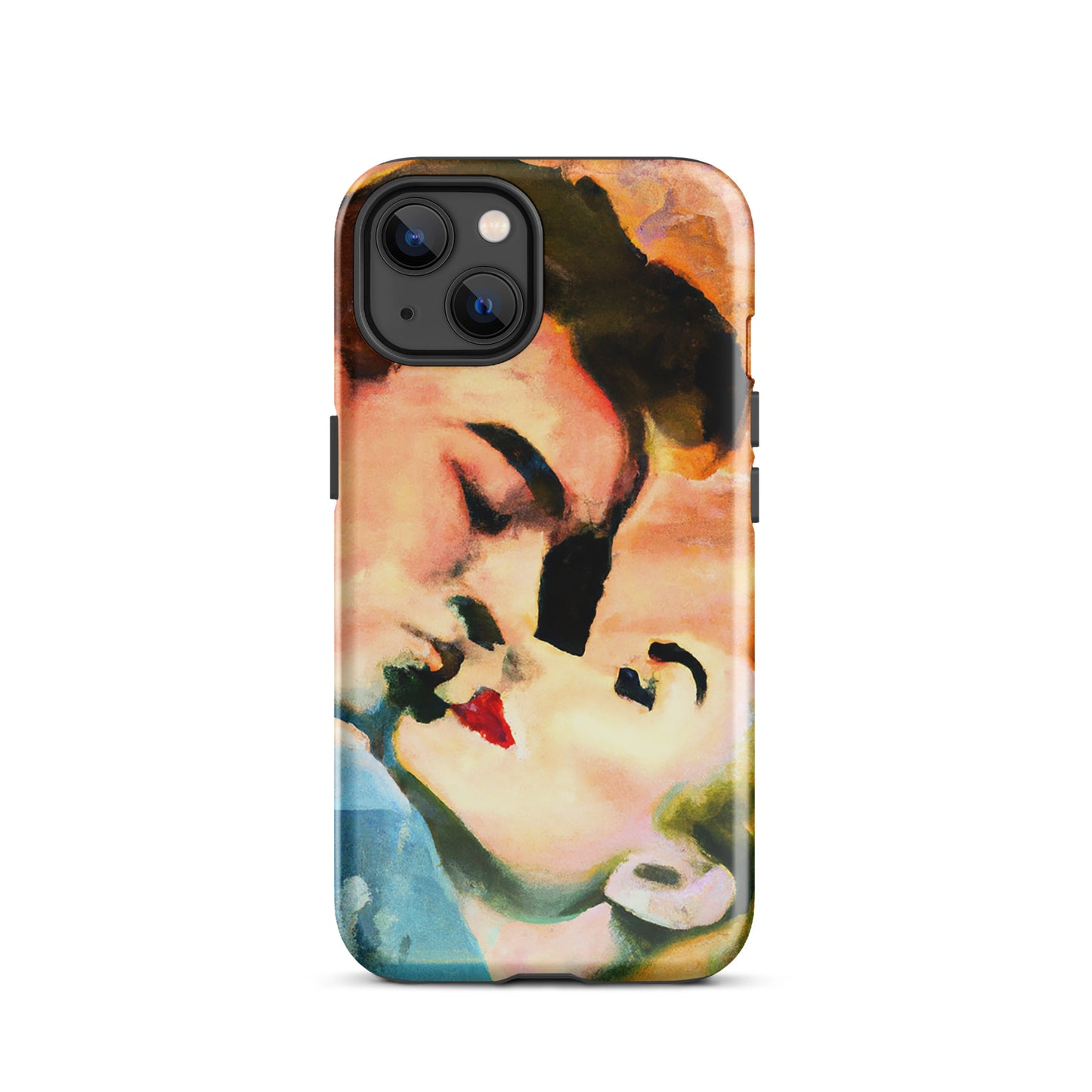 1041: Neon Love Series Tough Case for iPhone® (for models 11-15)