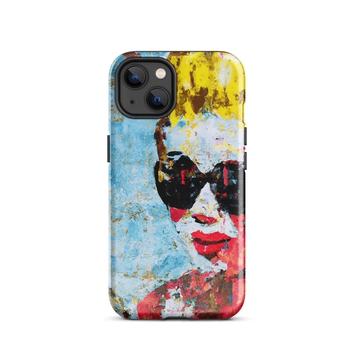 1058: She Vibes, Abstract, Tough Case for iPhone® (for models 11-15)